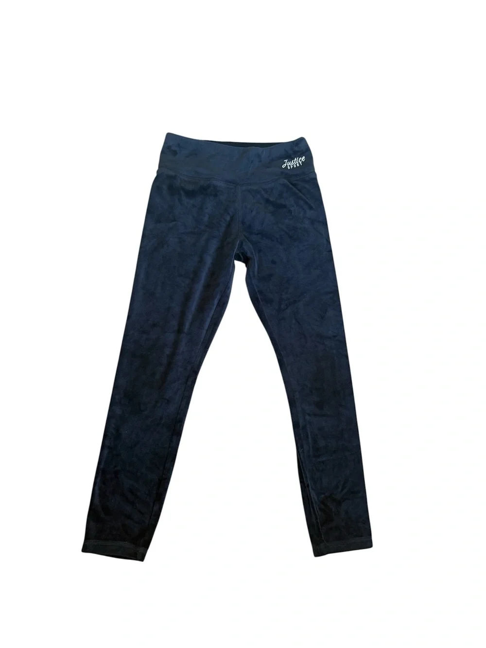 Justice Black Girls' Leggings with Logo Waistband